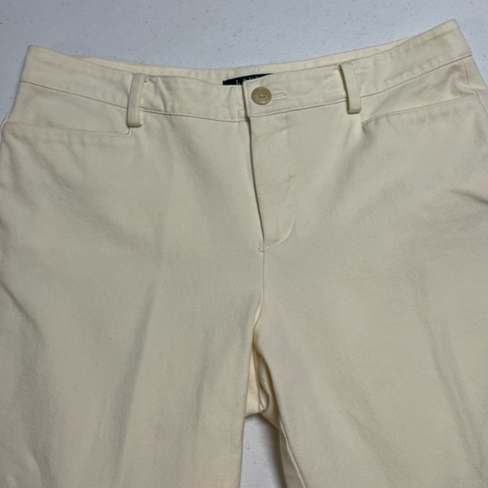 Ralph Lauren Summer Ready! Quiet Luxury Preppy Straight Leg Sz 6 Soft Yellow